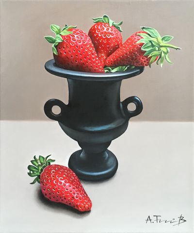 Amphora with Strawberries