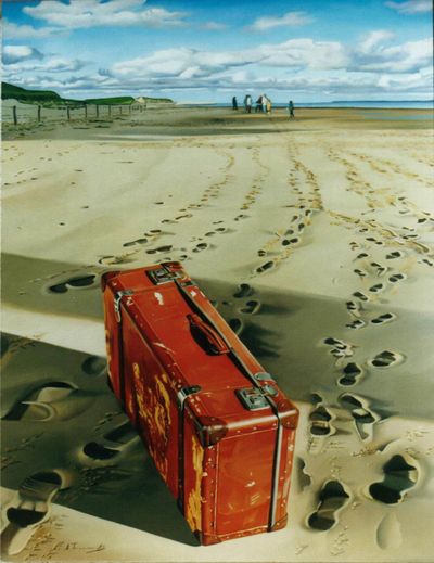 Composition with an Old Suitcase
