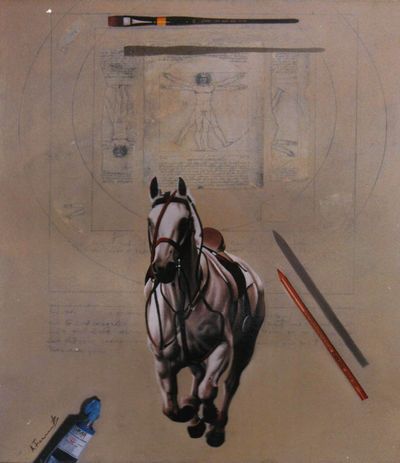 Leap in Art, Leonardo's Circle & Horse