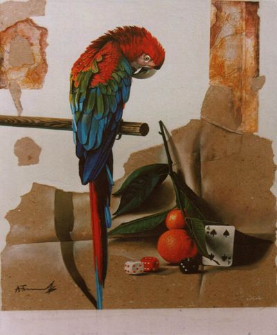 Still Life with a Parrot