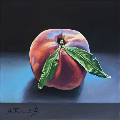 Still Life with a Peach