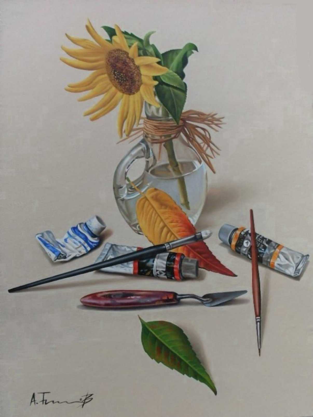 Still Life with Sunflowers