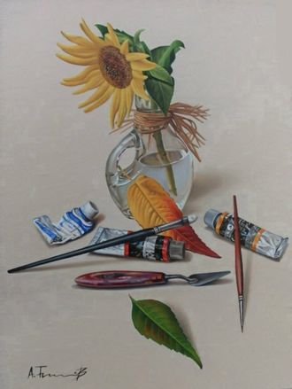 Still Life with Sunflowers