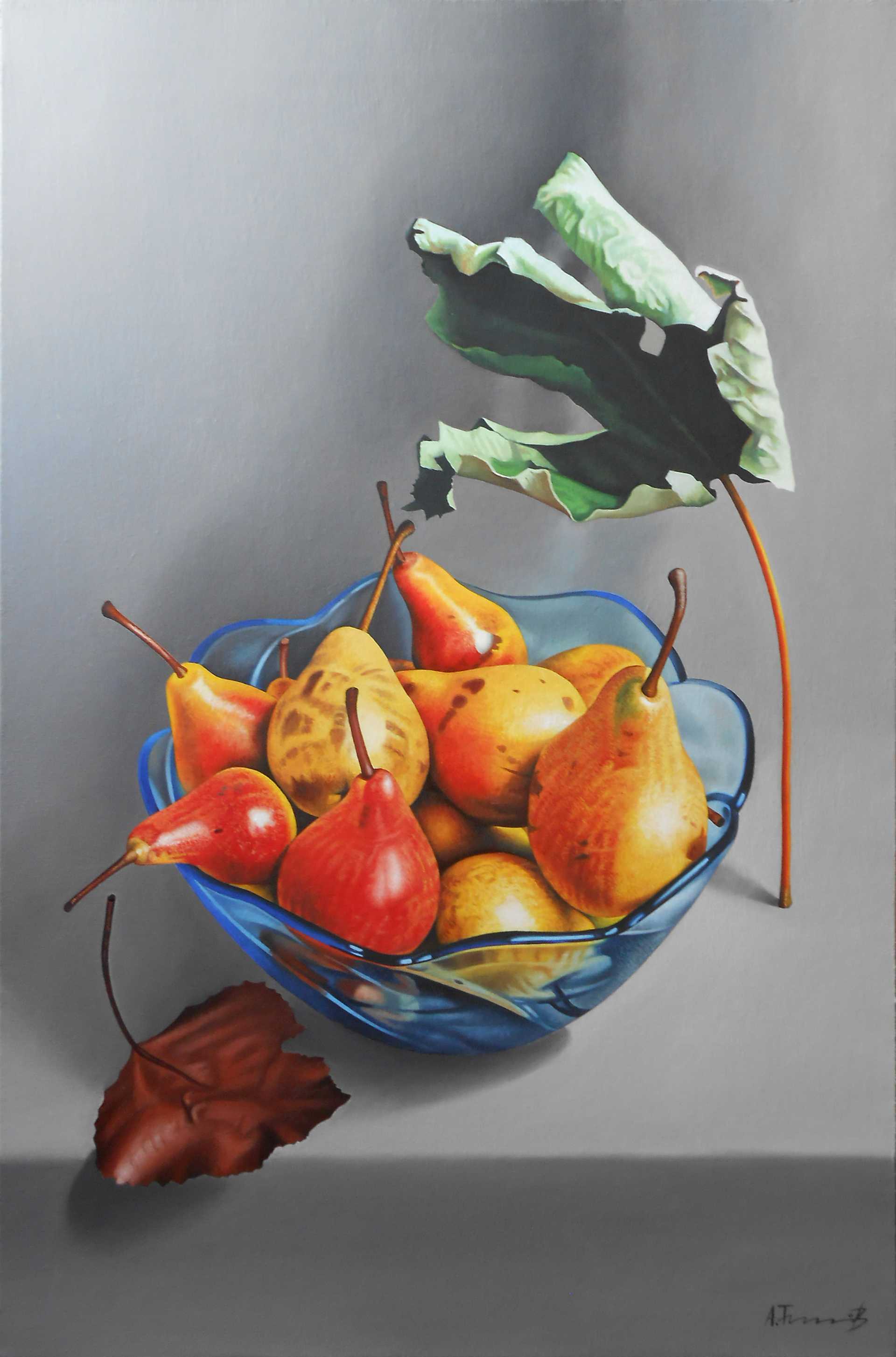 Still Life with Pears in a Bowl