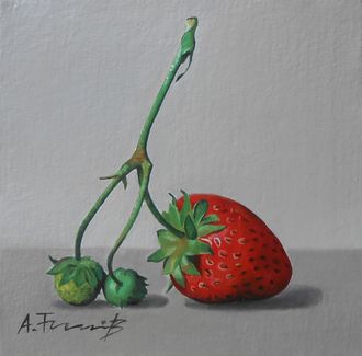 Still Life with Wild Strawberry