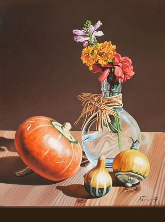 Still Life with Gourds