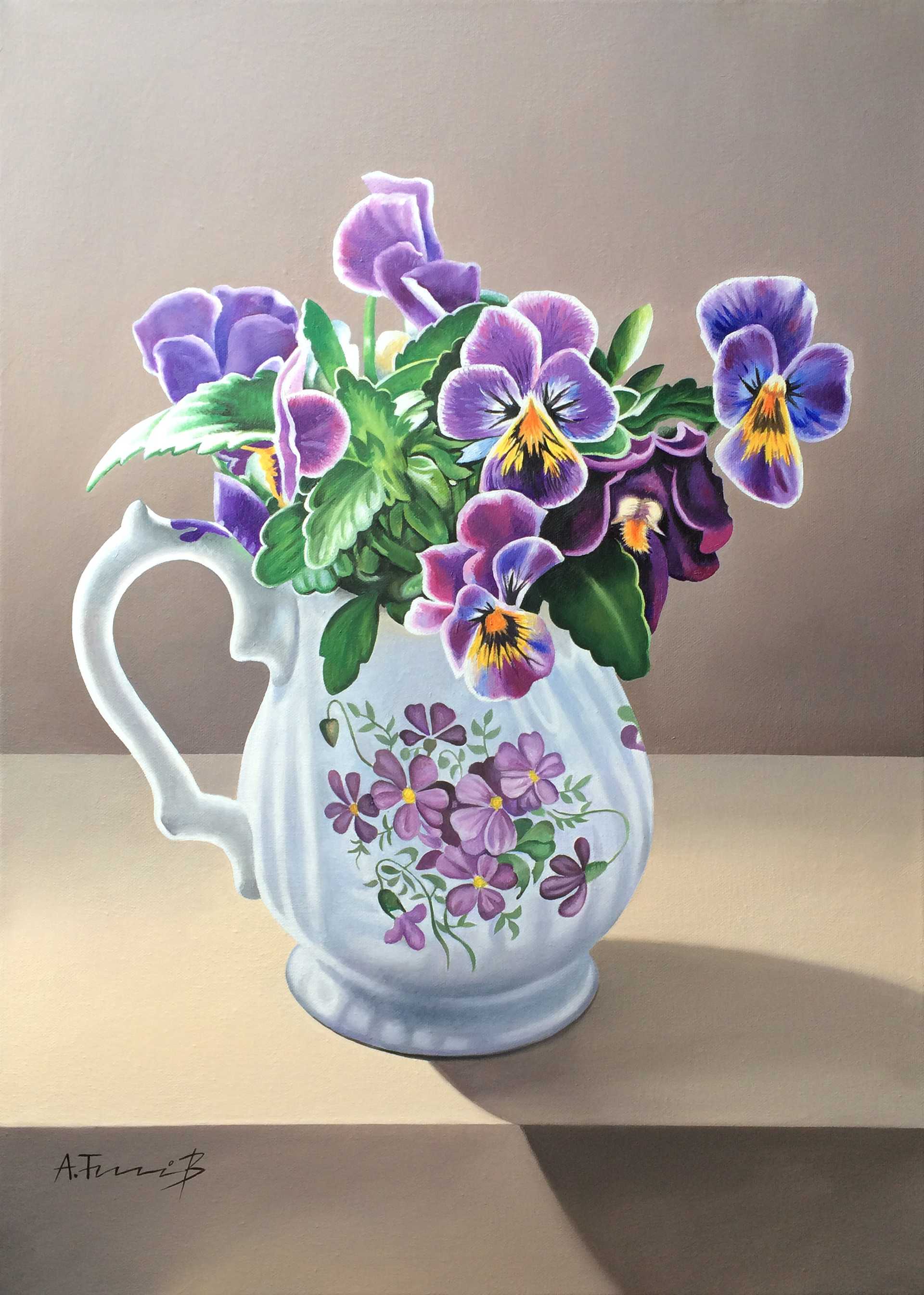 Vintage Flower Jug