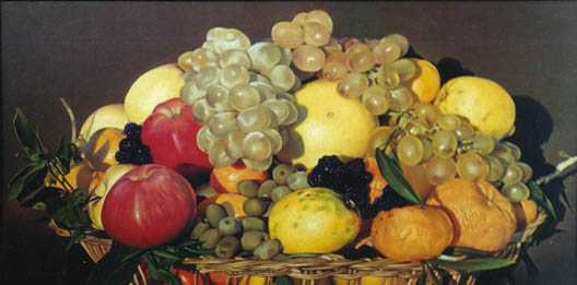 Still Life with Fruits and a Basket (Made to Order)