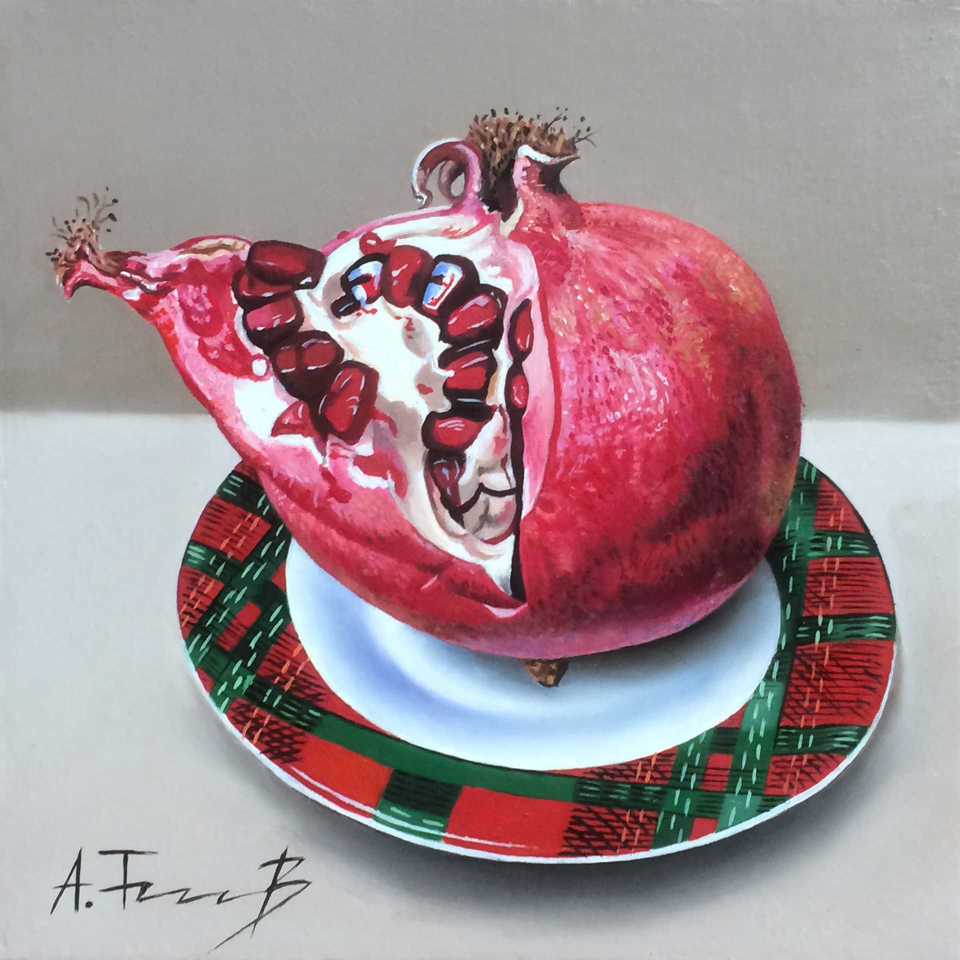Pomegranate in a Saucer