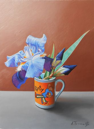 Iris in a Cup