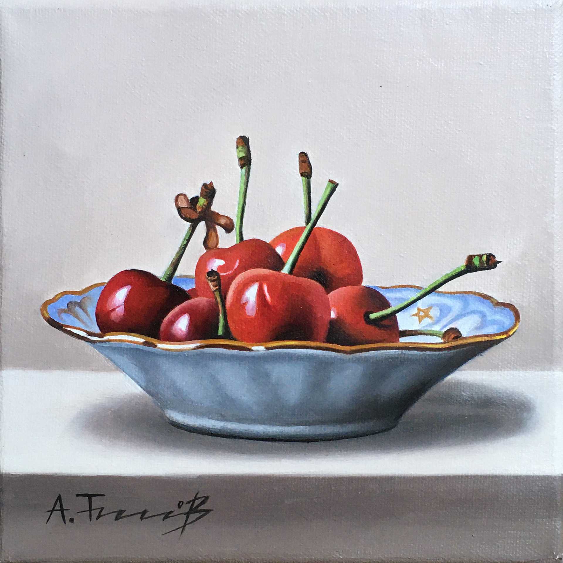 Cherries in a Saucer