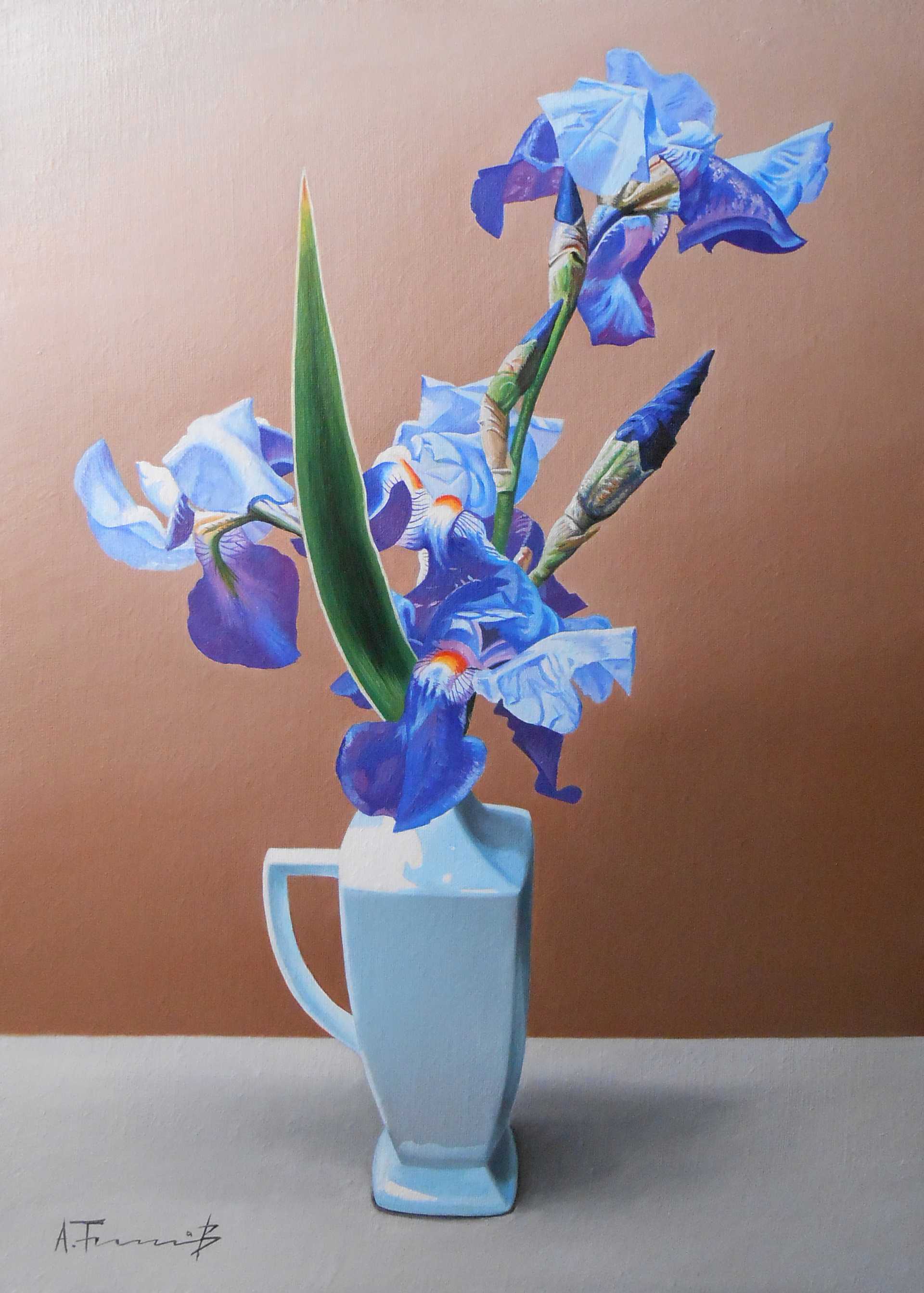 Iris in a vase